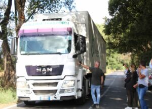 rifiuti roma camion albano