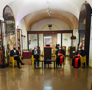 Un momento dell’incontro di dialogo al Museo Ebraico di Roma
