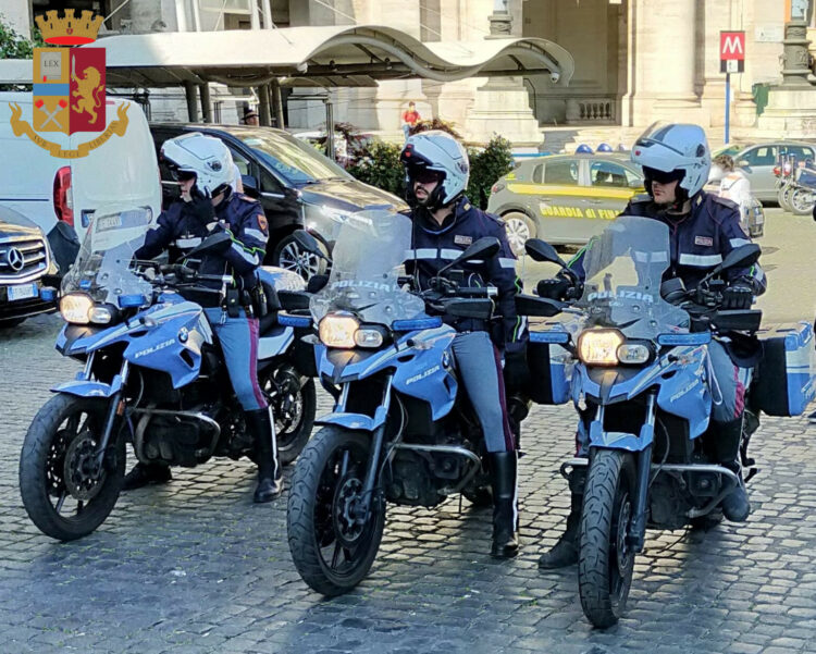moto polizia