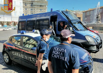 Area della Stazione Termini, operazione di controllo interforze