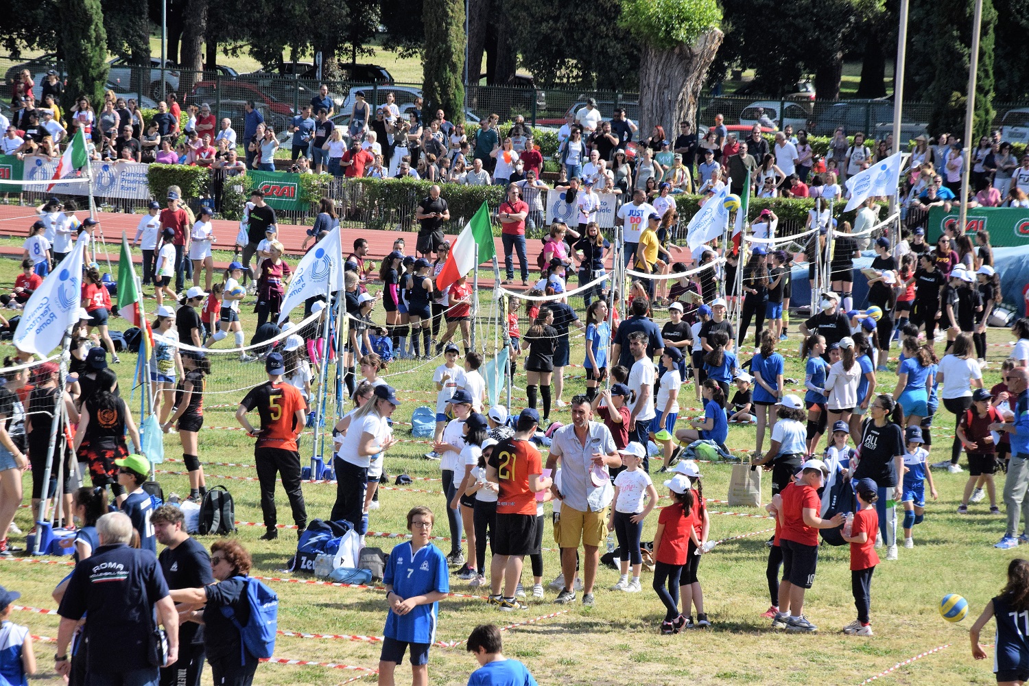 3000 bambini del Lazio alla 'festa della pallavolo'