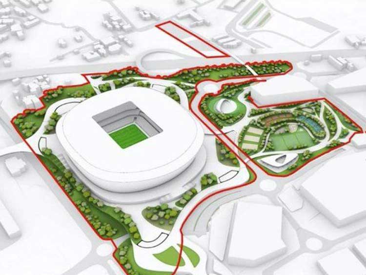 Ok allo stadio della Roma a Pietralata: inaugurazione nel 2027