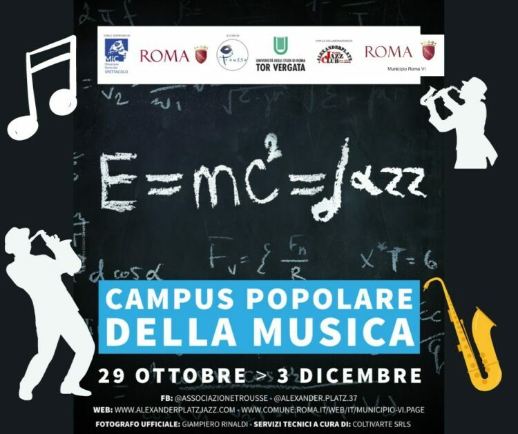 Campus Popolare della Musica: eventi musicali fino al 3 dicembre 2022