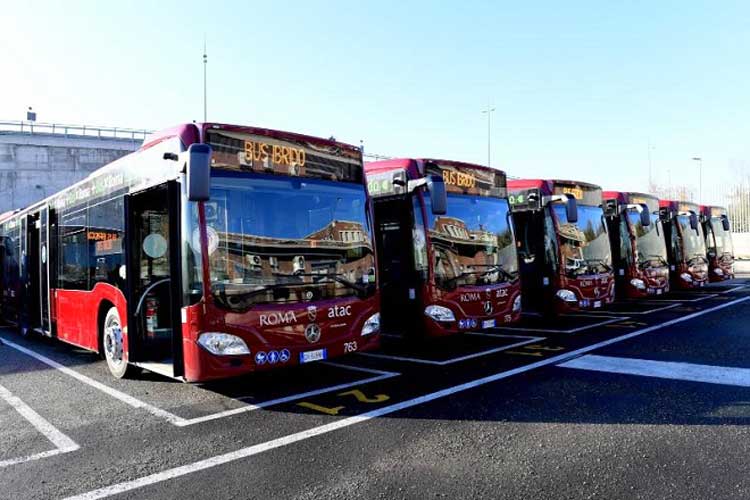 Roma: In arrivo 118 nuovi bus ibridi per Atac
