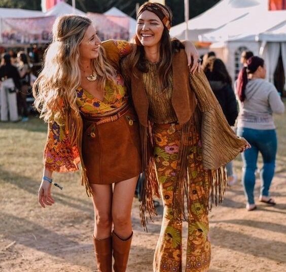 Boho Chic Anni 70 Vestiti Stile Hippy Hippie Market: Il Festival