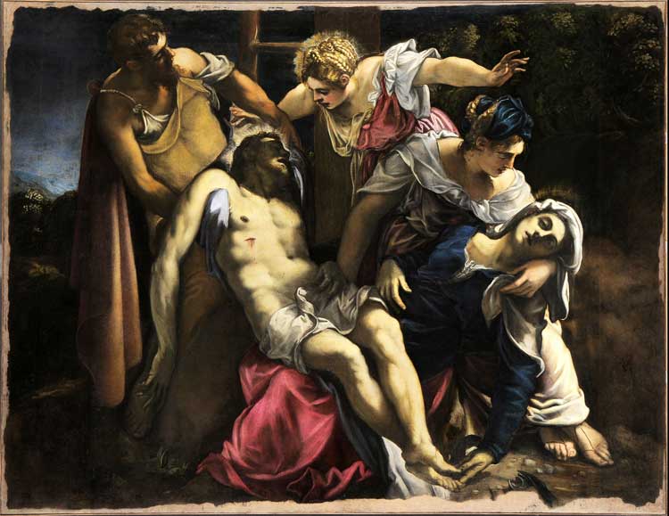 La celebre Deposizione di Cristo di Jacopo Tintoretto in mostra a Roma