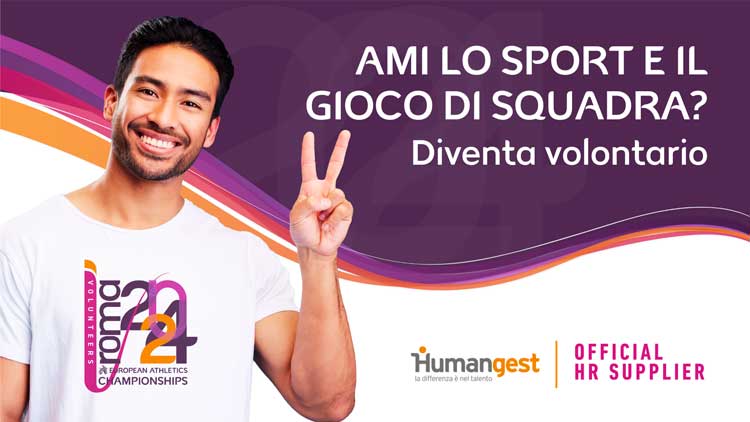 Europei di Atletica Roma 2024: possibilità aperte per unirsi come volontari