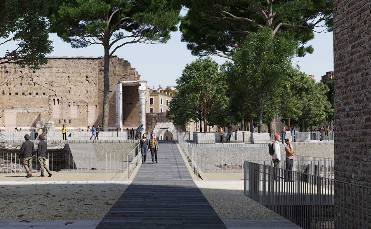 Roma, al via la realizzazione di una nuova passeggiata archeologica nell'area dei Fori Imperiali