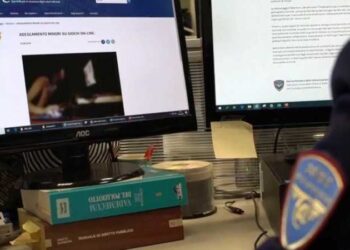 Postazione della Polizia postale