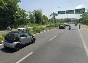 Roma, via del Foro Italico oggi senza barriere guardrail tra le carreggiate