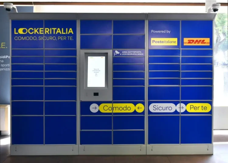 Il primo locker di Poste Italiane e DHL installato a Roma