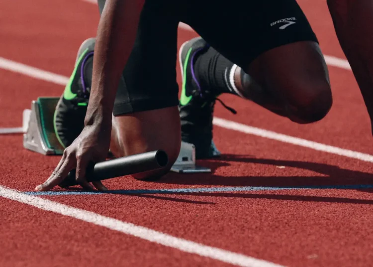 Un atleta corridore di Be Active