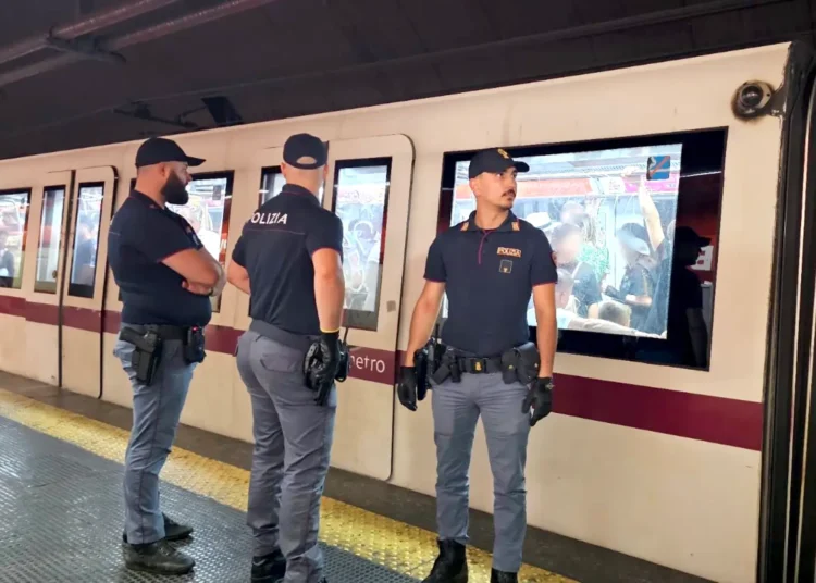 Polmetro Roma, corpo della Polizia di Stato