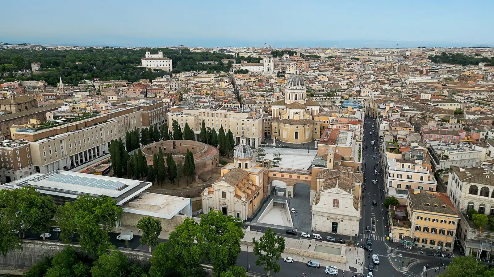 Roma, inaugurata la nuova Piazza Augusto Imperatore