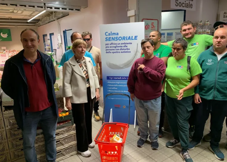 Calma Sensoriale Coop via Bettini III Municipio Roma autismo inclusione supermercato 2025