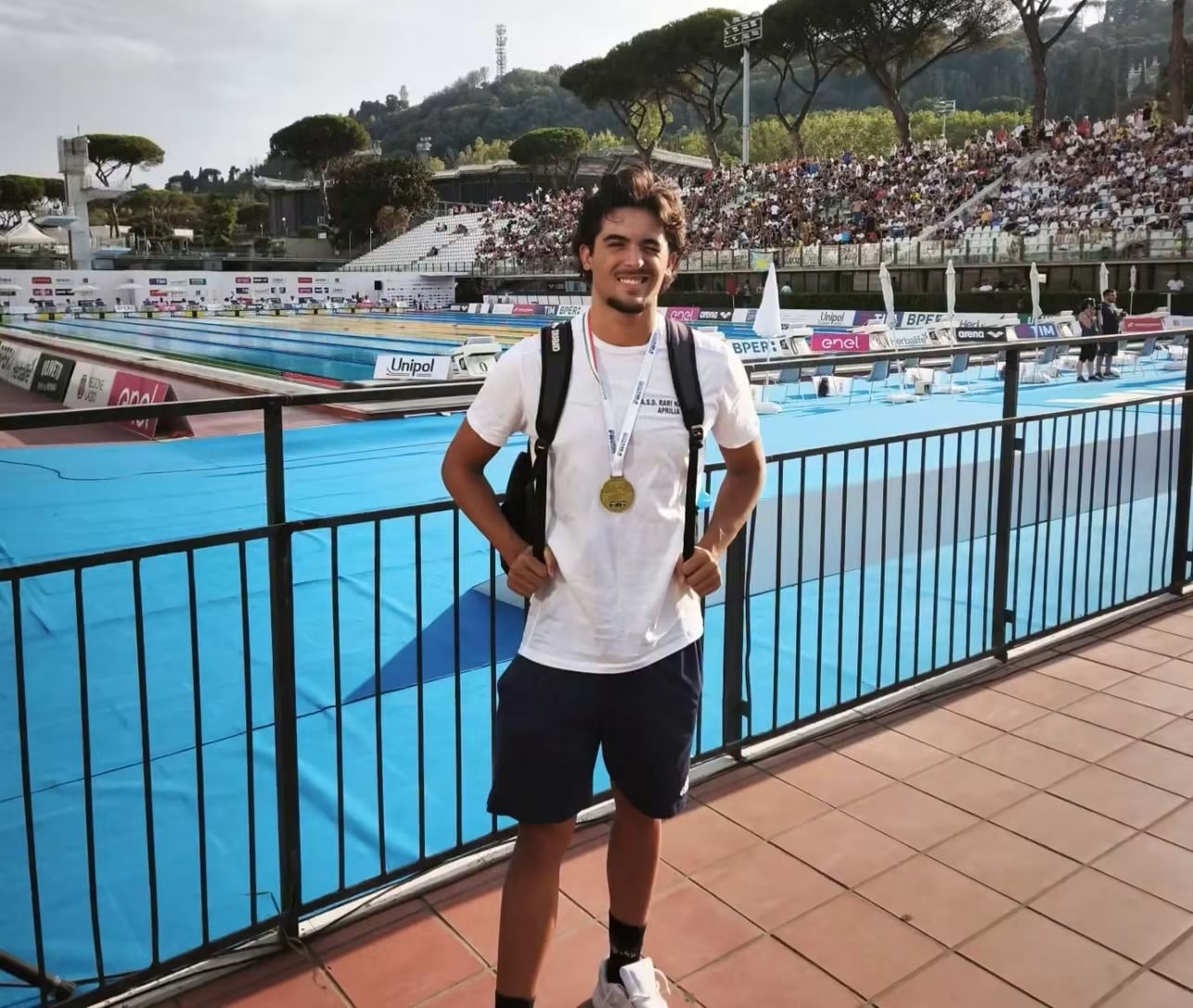 Nuoto, Flavio Leoni porta Aprilia sul tetto d'Italia nei 50 dorso