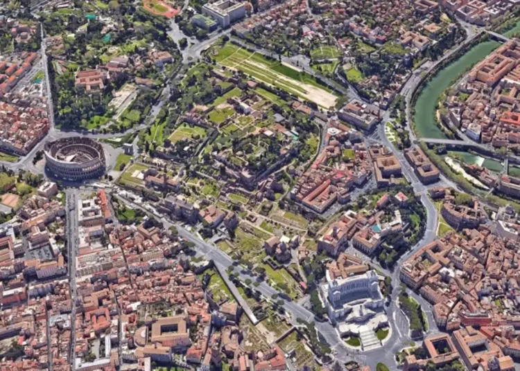 Area del progetto CarMe a Roma Fori imperiali